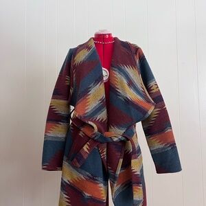 Colorful Women's Sweater Cape
